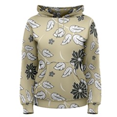 Folk Flowers Print Floral Pattern Ethnic Art Women s Pullover Hoodie by Eskimos