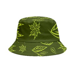 Folk Flowers Print Floral Pattern Ethnic Art Inside Out Bucket Hat by Eskimos