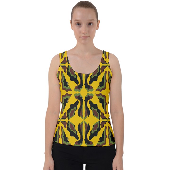 Abstract pattern geometric backgrounds  Abstract geometric design    Velvet Tank Top