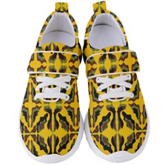 Abstract Pattern Geometric Backgrounds  Abstract Geometric Design    Women s Velcro Strap Shoes by Eskimos