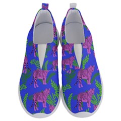 Pink Tigers On A Blue Background No Lace Lightweight Shoes by SychEva