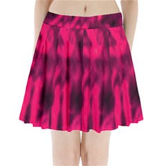 Purple Abstract Stars Pleated Mini Skirt by DimitriosArt