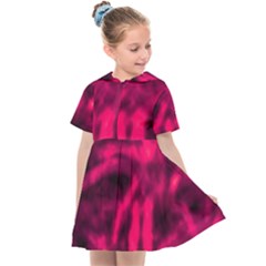 Purple Abstract Stars Kids  Sailor Dress by DimitriosArt