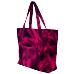 Purple Abstract Stars Zip Up Canvas Bag by DimitriosArt