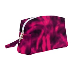 Purple Abstract Stars Wristlet Pouch Bag (medium)