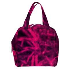 Purple Abstract Stars Boxy Hand Bag