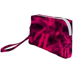 Purple Abstract Stars Wristlet Pouch Bag (small)