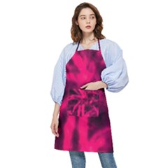 Purple Abstract Stars Pocket Apron