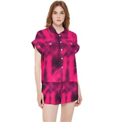 Purple Abstract Stars Chiffon Lounge Set