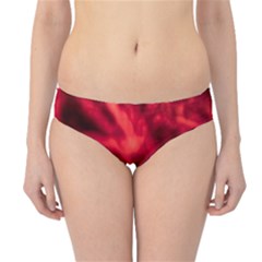 Cadmium Red Abstract Stars Hipster Bikini Bottoms by DimitriosArt