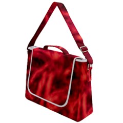 Cadmium Red Abstract Stars Box Up Messenger Bag