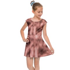 Rose Abstract Stars Kids  Cap Sleeve Dress