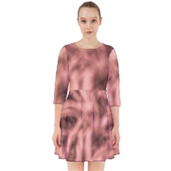 Rose Abstract Stars Smock Dress