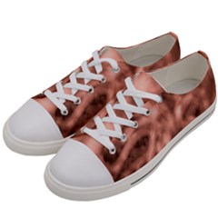 Rose Abstract Stars Women s Low Top Canvas Sneakers