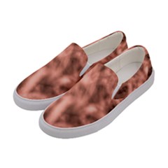 Rose Abstract Stars Women s Canvas Slip Ons