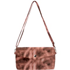 Rose Abstract Stars Removable Strap Clutch Bag