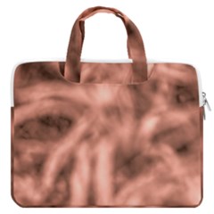 Rose Abstract Stars Macbook Pro Double Pocket Laptop Bag by DimitriosArt