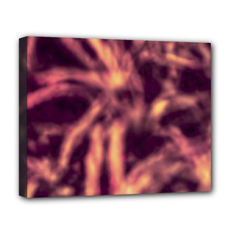 Topaz  Abstract Stars Deluxe Canvas 20  X 16  (stretched)