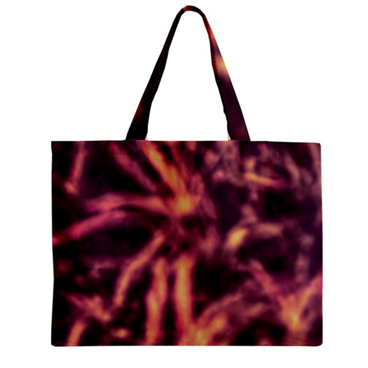 Topaz  Abstract Stars Zipper Mini Tote Bag