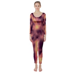 Topaz  Abstract Stars Long Sleeve Catsuit