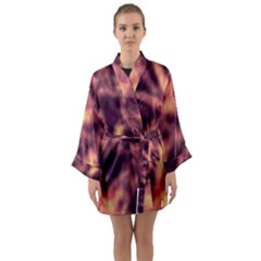 Topaz  Abstract Stars Long Sleeve Satin Kimono