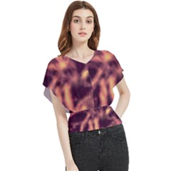Topaz  Abstract Stars Butterfly Chiffon Blouse