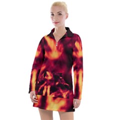 Lava Abstract Stars Women s Long Sleeve Casual Dress