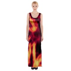 Lava Abstract Stars Thigh Split Maxi Dress