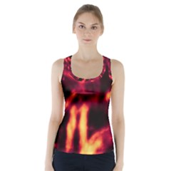 Lava Abstract Stars Racer Back Sports Top