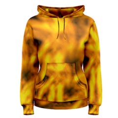 Golden Abstract Stars Women s Pullover Hoodie by DimitriosArt