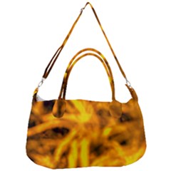 Golden Abstract Stars Removal Strap Handbag by DimitriosArt