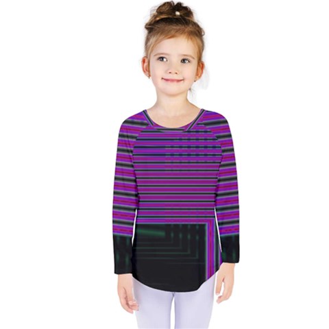 Gradient Kids  Long Sleeve Tee by Sparkle