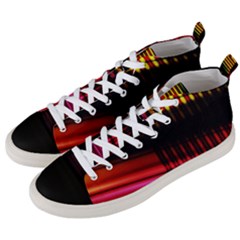 Gradient Men s Mid-top Canvas Sneakers by Sparkle