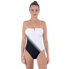 Gradient Tie Back One Piece Swimsuit by Sparkle