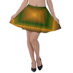 Gradient Velvet Skater Skirt by Sparkle