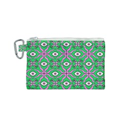 Abstract Illustration With Eyes Canvas Cosmetic Bag (small) by SychEva