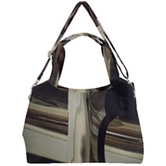 Vintage Design Double Compartment Shoulder Bag