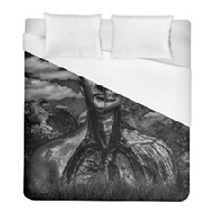 Bw Creepy Fantasy Scene Artwork Duvet Cover (full/ Double Size) by dflcprintsclothing