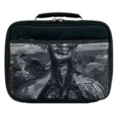 Bw Creepy Fantasy Scene Artwork Lunch Bag by dflcprintsclothing