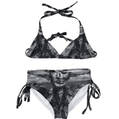 Bw Creepy Fantasy Scene Artwork Kids  Classic Bikini Set by dflcprintsclothing