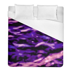 Purple  Waves Abstract Series No1 Duvet Cover (full/ Double Size) by DimitriosArt