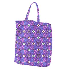 Abstract Illustration With Eyes Giant Grocery Tote by SychEva