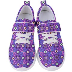 Abstract Illustration With Eyes Women s Velcro Strap Shoes by SychEva