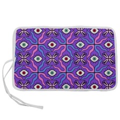 Abstract Illustration With Eyes Pen Storage Case (l) by SychEva