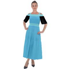 Reference Shoulder Straps Boho Maxi Dress  by VernenInk