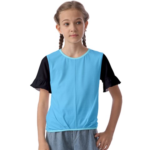 Reference Kids  Cuff Sleeve Scrunch Bottom Tee by VernenInk