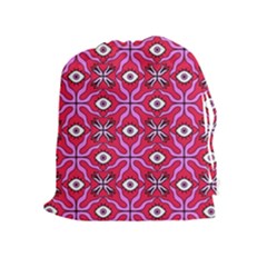 Abstract Illustration With Eyes Drawstring Pouch (xl) by SychEva