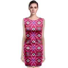 Abstract Illustration With Eyes Classic Sleeveless Midi Dress by SychEva