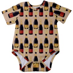 Champagne For The Holiday Baby Short Sleeve Onesie Bodysuit by SychEva