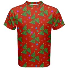 Christmas Trees Men s Cotton Tee by SychEva